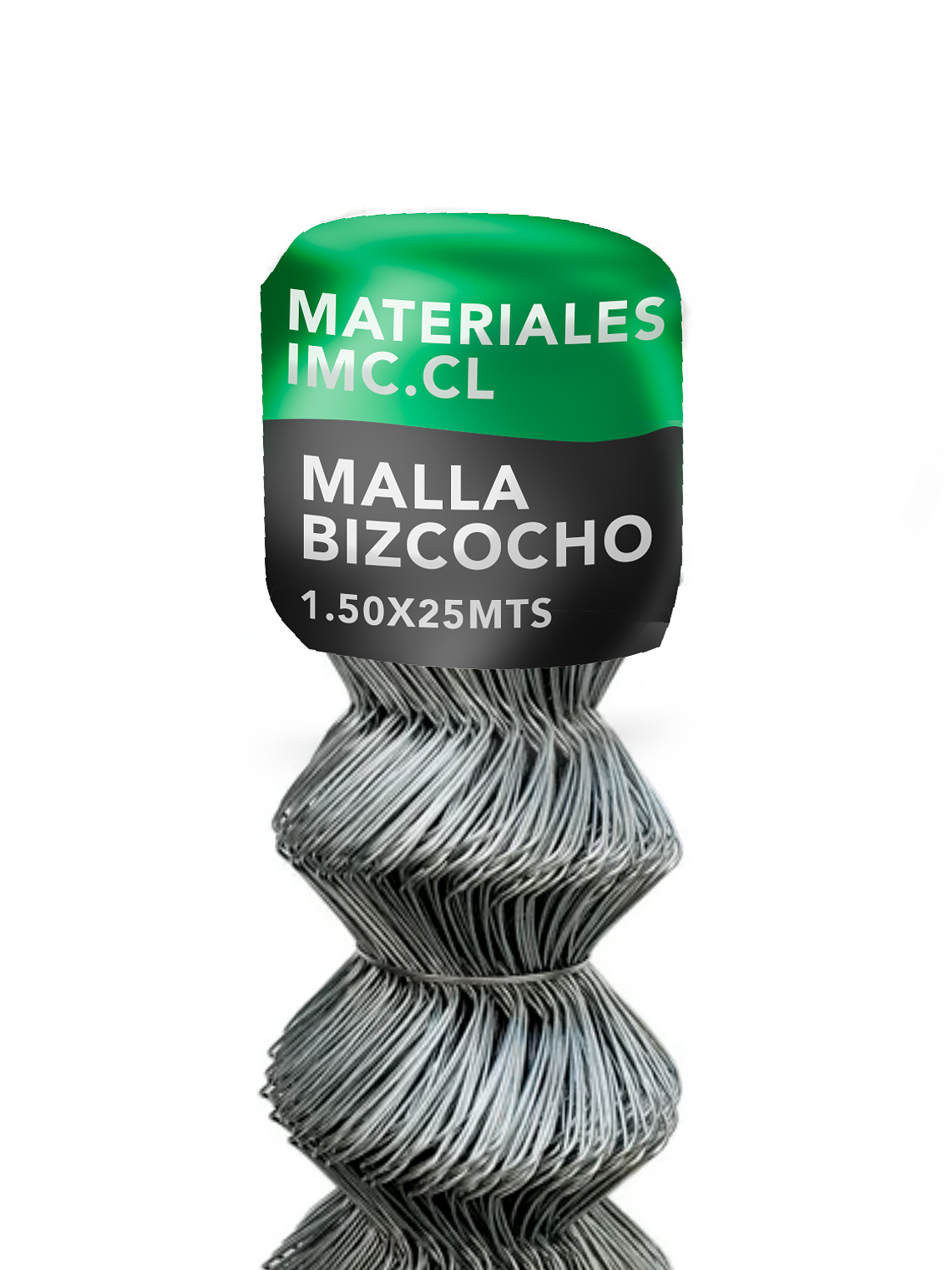 Malla Bizcocho 150x25mts Galvanizado 1