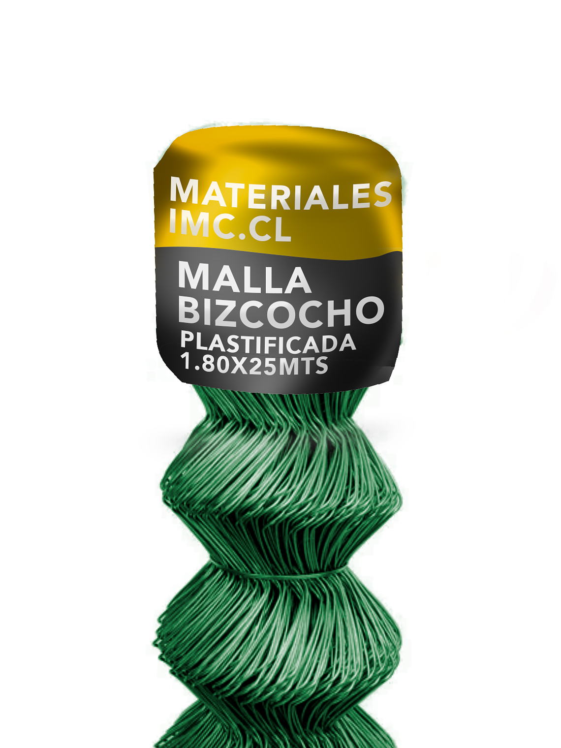 Malla Bizcocho 180x25mts Plastificada 1