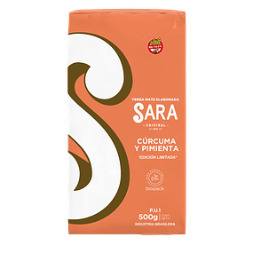 Yerba mate Sara Curcuma y Pimienta