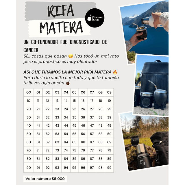 RIFA MATERA a beneficio 