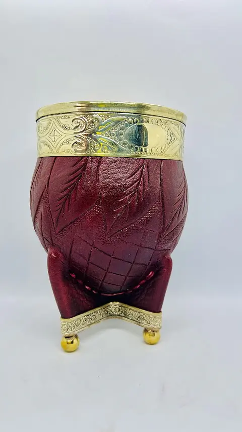 Mate Imperial Súper Premium de Calabaza – Bordó Vino | Mates Arica