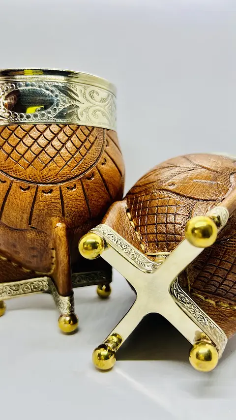 Mate Imperial Súper Premium de Calabaza – Marrón Tabaco | Mates Arica