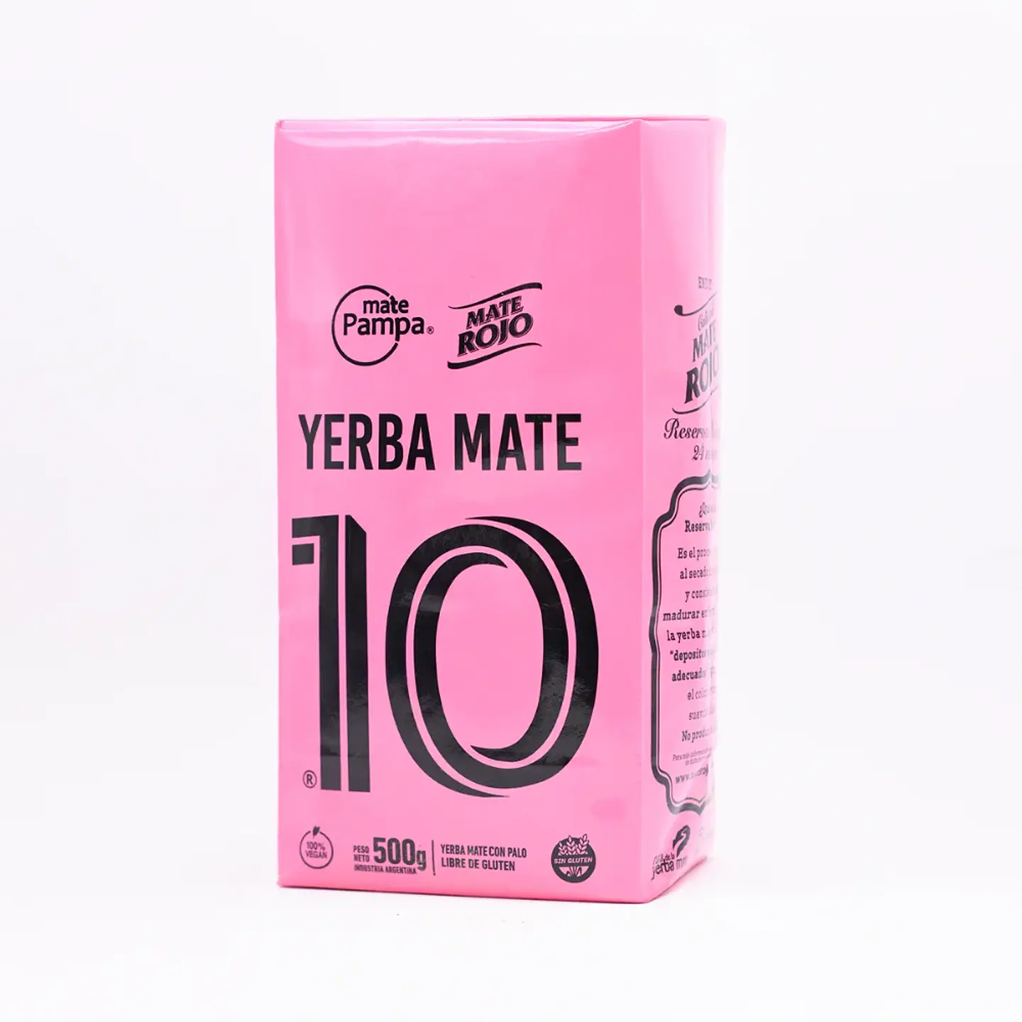 Yerba Mate 10 Mate Rojo con Palo – 500 g 1