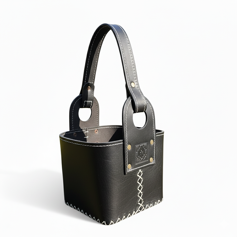 Canasta Matera de 4 Cuerpos Negra 2