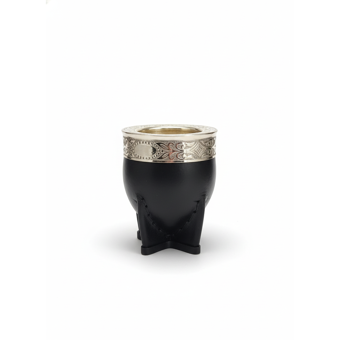 Mate Imperial Negro Cincelado Alpaca 1