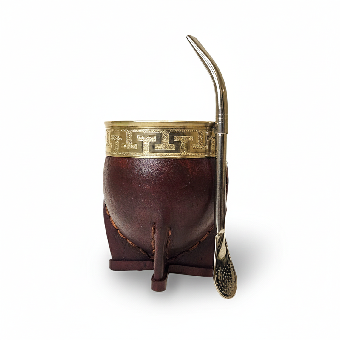 Mate Imperial Marrón Cincelado Alpaca 1