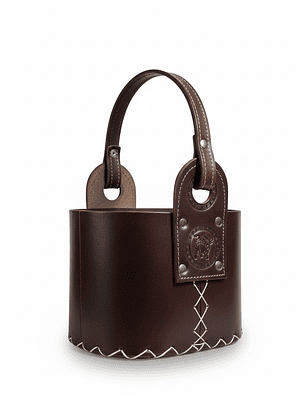 Canasta matera doble Café