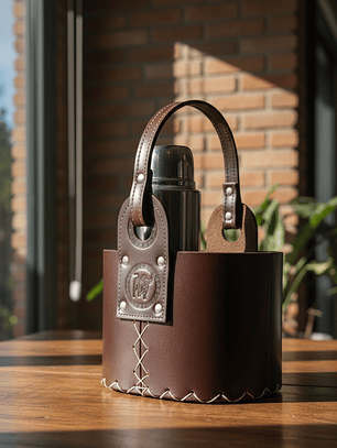 Canasta matera doble Café