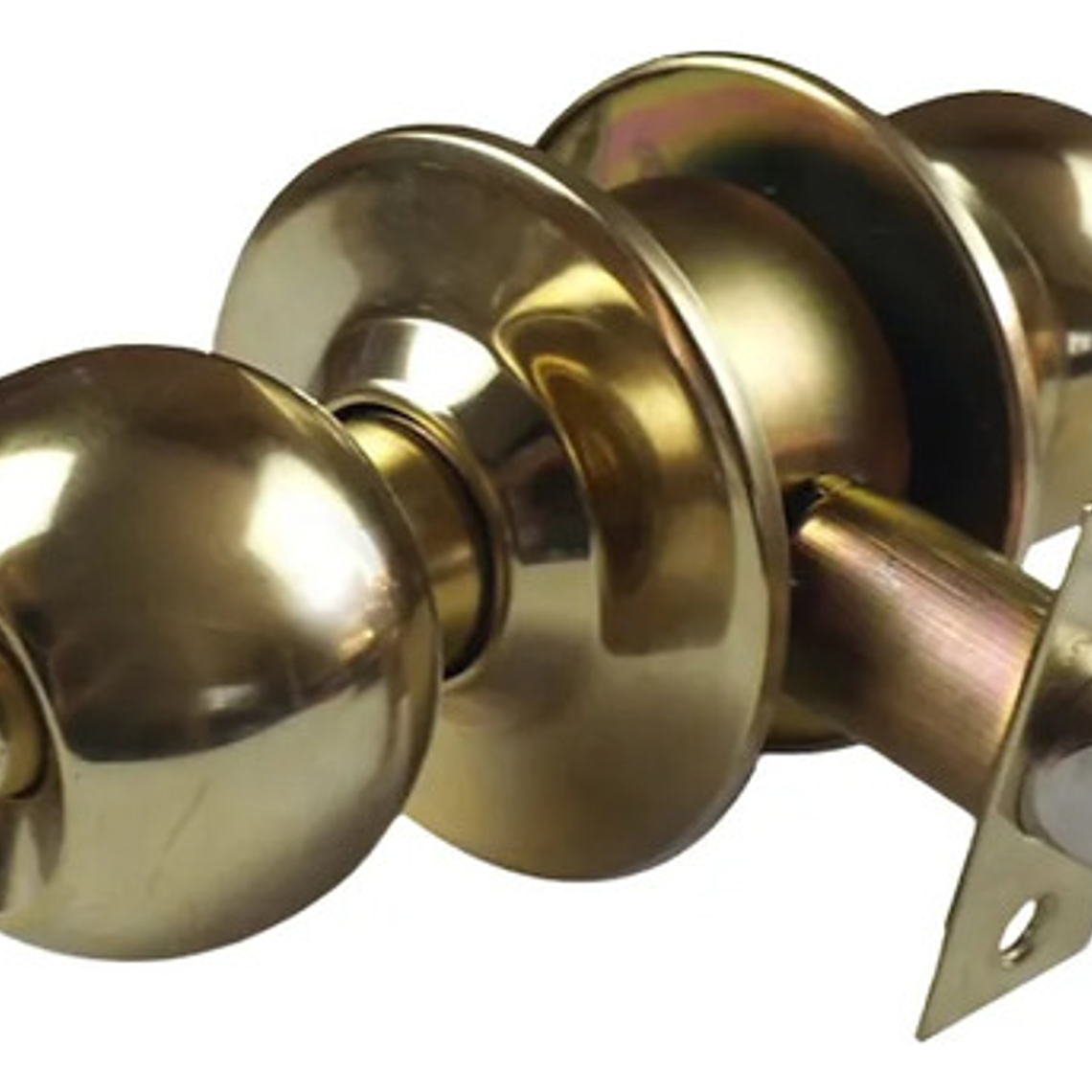 Cerradura De Pomo Bronce Dormitorio U Oficina 1