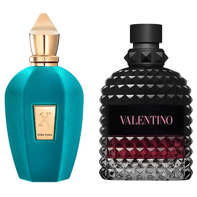 Combo Erba Pura Xerjoff + Valentino Born In Roma Intense — 1.1 Premium