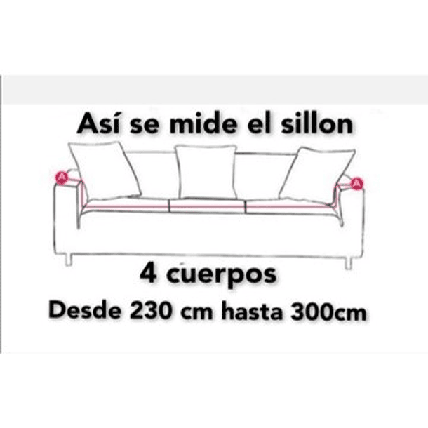 Funda Cubre Sillon de tela PREMIUN elasticada CUADRILLE 3