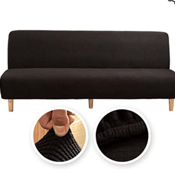 FUNDA CUBRE FUTON DE TELA ELASTICADA CUADRILLE 7