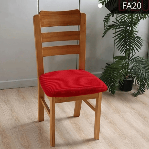 PACK DE 4 FUNDAS CUBRE ASIENTOS DE TELA ELASTICADA CUADRILLE 6