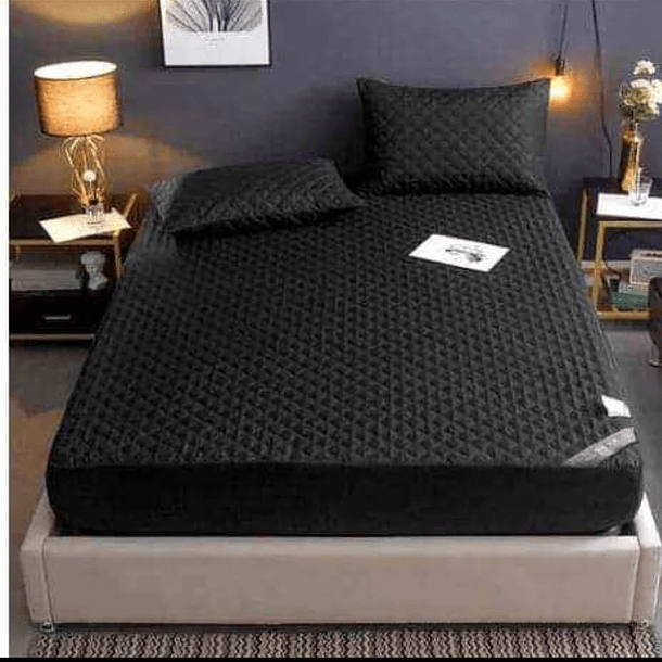 Cubre Colchon IMPERMEABLE, repelente al agua de 2 plazas y 2.5 plazas 3