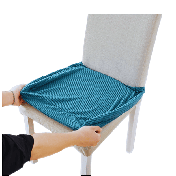 Pack de 2 fundas Protectoras cubre Asientos para sillas de comedor 3