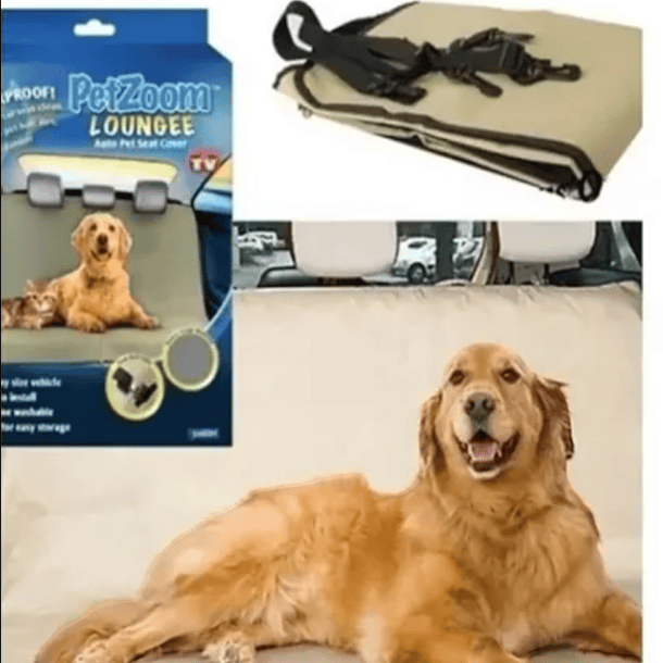 Cubre Asiento De Auto Para Transportar Mascotas Impermeable 3