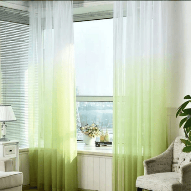 Visillo-velo Clásico Liso 2 Paño 140x230cm  3