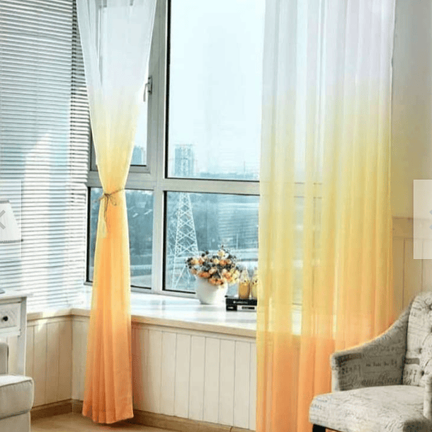 Visillo-velo Clásico Liso 2 Paño 140x230cm  5