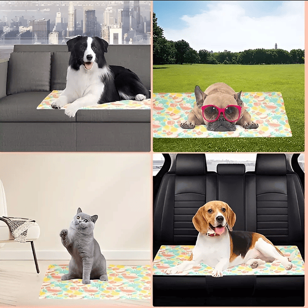 Manta Gel Refrescante Para Perros y Gatos 6