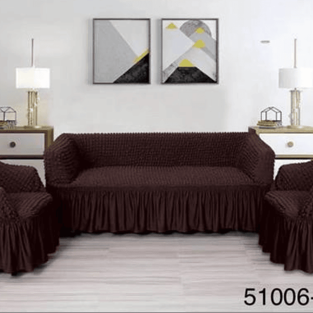 Set de fundas Cubre Sillon Turca 3+1+1 3