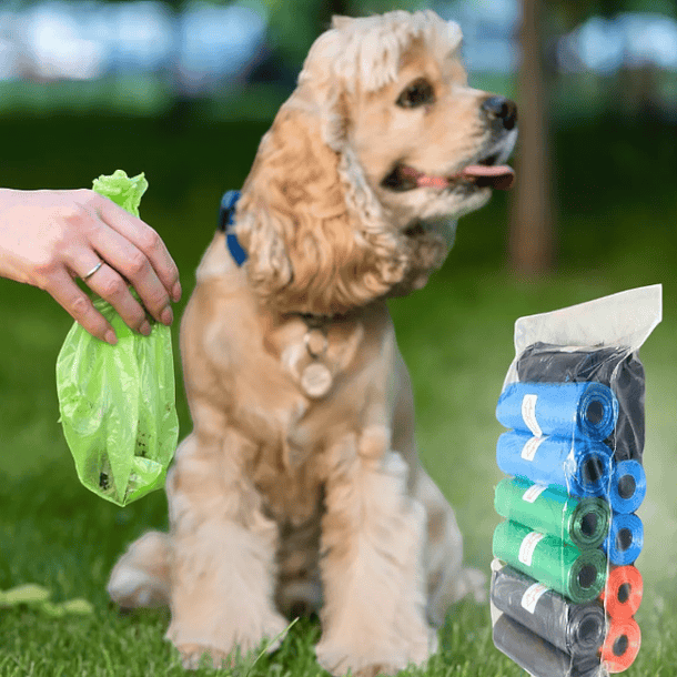 Pack 12 Rollos Bolsas Sanitarias Para Perros Recoge Fecas 2