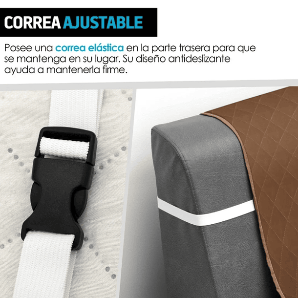 Cubre Sofa de 3 cuerpos con ligas Sujetadoras y ANTI-DERRAME- COPIAR 6