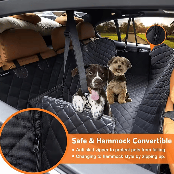 Protector Asiento - Funda De Auto Para Mascotas Perros Gatos 5