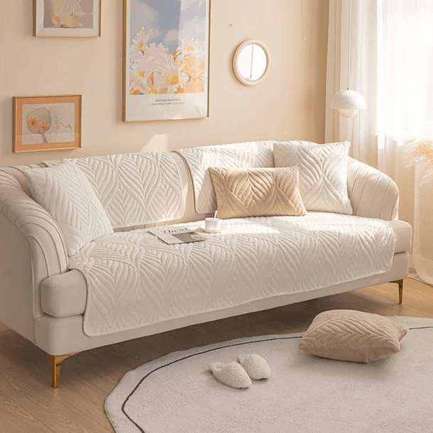 Cubre Sofa Anti-deslizante Cubierta De Sofa De 3 Cuerpos 2