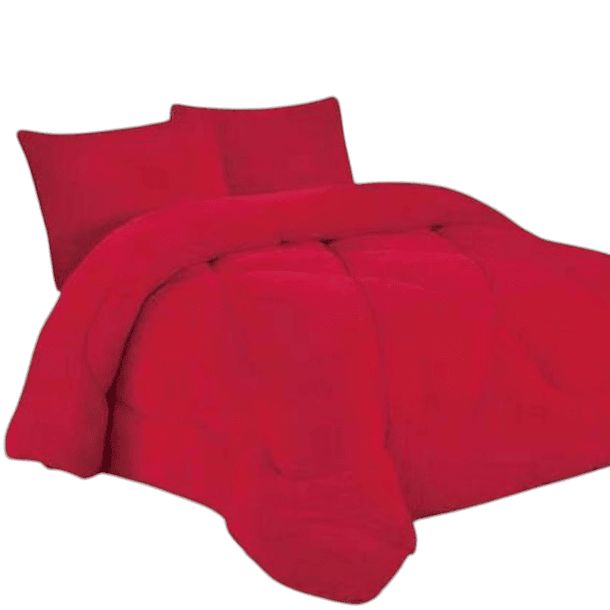 Cobertor Cubrecama Con Chiporro Plaza y Media Liso 4