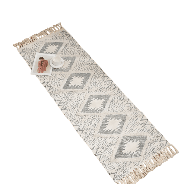 Alfombra Nordica Bajada De Cama Boho 60x180cm 2