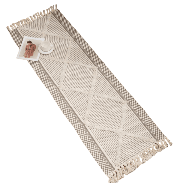 Alfombra Nordica Bajada De Cama Boho 60x180cm 3