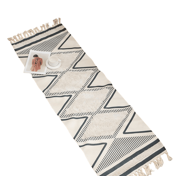 Alfombra Nordica Bajada De Cama Boho 60x180cm 4