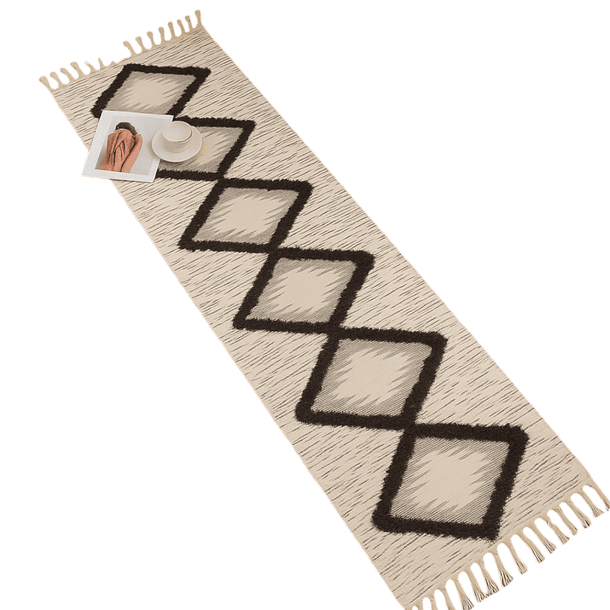 Alfombra Nordica Bajada De Cama Boho 60x180cm 5