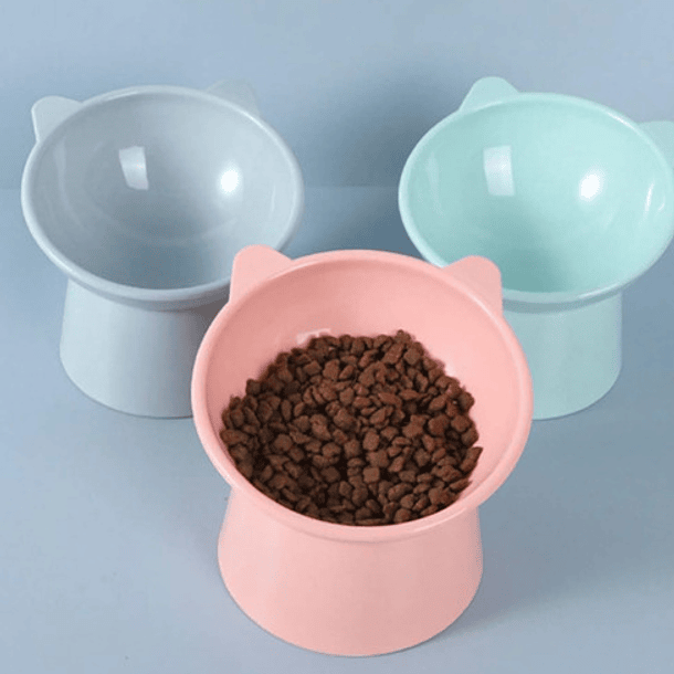 Platos Para Gatos Y Perros Comedero Kawaii Mascotas Tazon  3