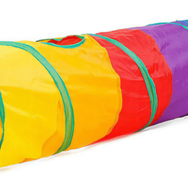 Juguete Para Gatos Con Forma De Túnel Laberíntico De Colores 3