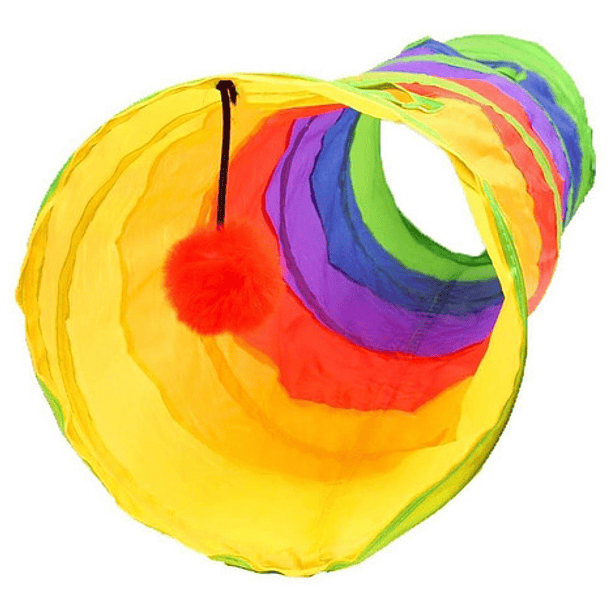 Juguete Para Gatos Con Forma De Túnel Laberíntico De Colores 5