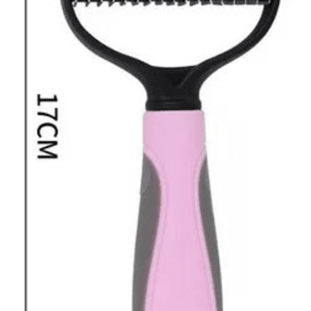 Cepillo Profesional 2en 1 Elimina Nudo Y Pelo Muerto Mascota 10