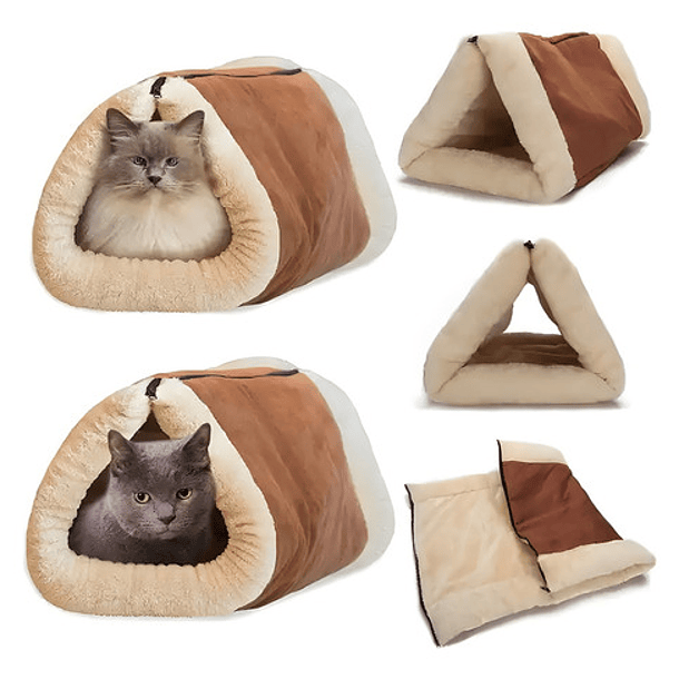 Camas Para Gatos O Perros Iglu Color Beige 28 Cm 3