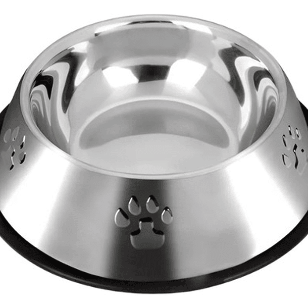 Plato Metalico Para Comida Tus Mascotas Cosas De Gatos Roro 18cm Perro Gatos Plato Alimento Agua 1