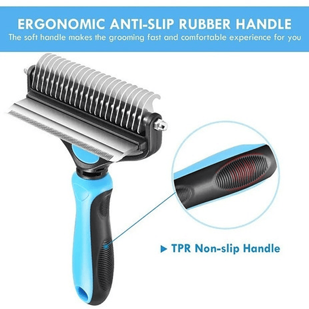 Cepillo Para Mascotas Limpiador 2 En 1 Aseador Color Disponibilidad 3