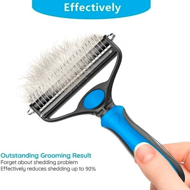 Cepillo Para Mascotas Limpiador 2 En 1 Aseador Color Disponibilidad 5