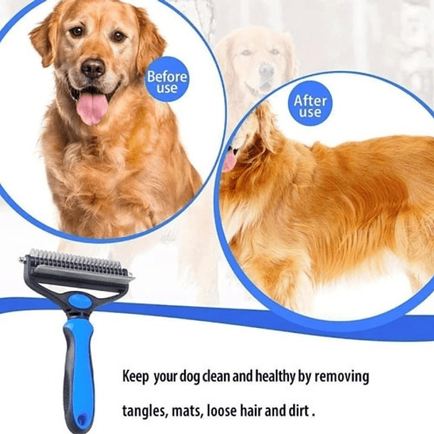 Cepillo Para Mascotas Limpiador 2 En 1 Aseador Color Disponibilidad 6