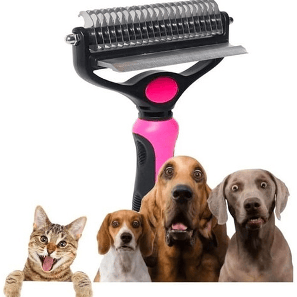 Cepillo Para Mascotas Limpiador 2 En 1 Aseador Color Disponibilidad 7