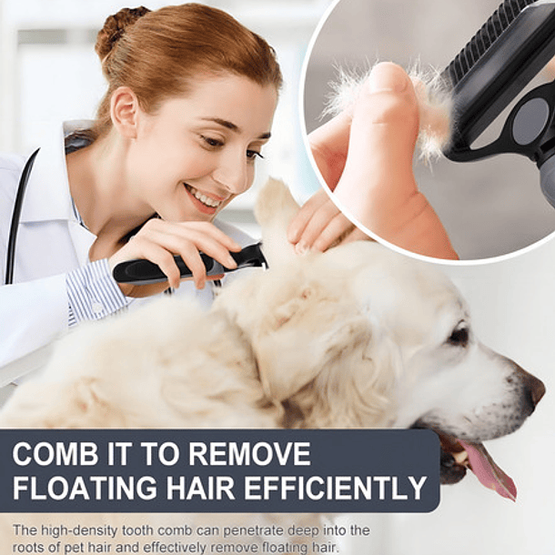 Cepillo Para Mascotas Limpiador 2 En 1 Aseador Color Disponibilidad 11