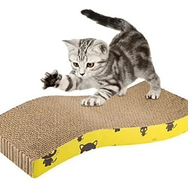 Rascador Para Gatos Gato De Cartón Corrugado Uñas Xl Pro 1