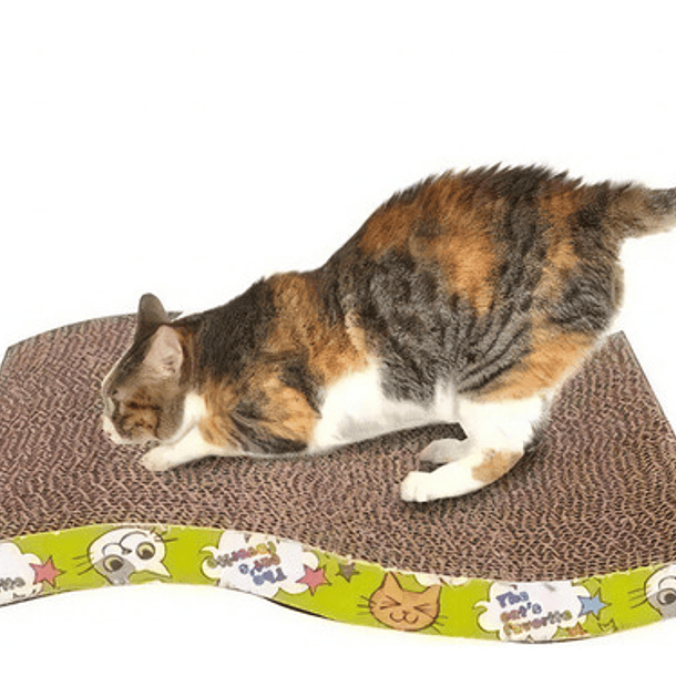 Rascador Para Gatos Gato De Cartón Corrugado Uñas Xl Pro 2