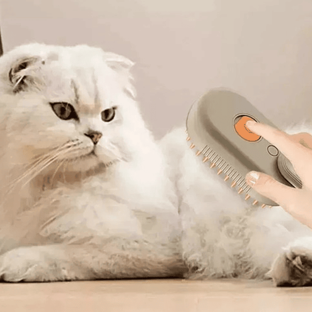 Cepillo De Vapor Autolimpiante 3 En 1 Para Perros Y Gatos 6