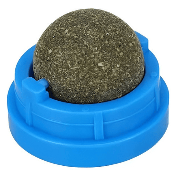 X3 Catnip Hierba Gatera Catnip Gato Bola Adhesiva Juguete Color Azul/bola De Catnip Merienda Para Gatos Hierba Gatera Licking 3