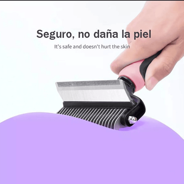 Cepillo Cortador De Nudos Deslanador Profesional Mascotas 3