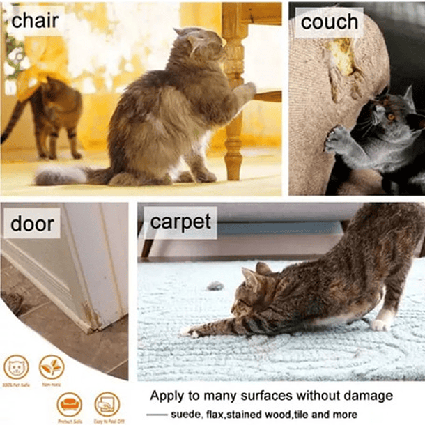 Sofá Protector & Rascador For Gato, 10 Pieces 4